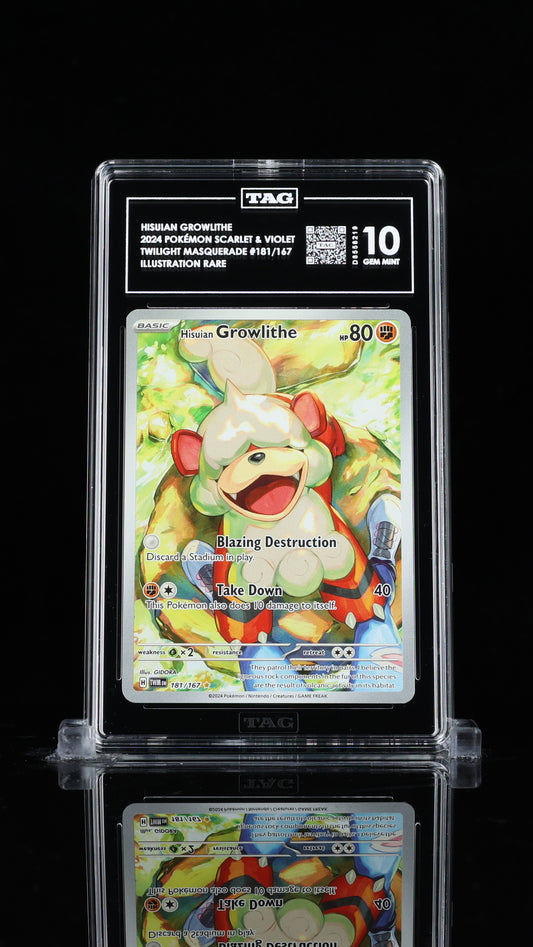 Hisuian Growlithe 181/167 (TAG 10) Twilight Masquerade 2024 Pokémon SV