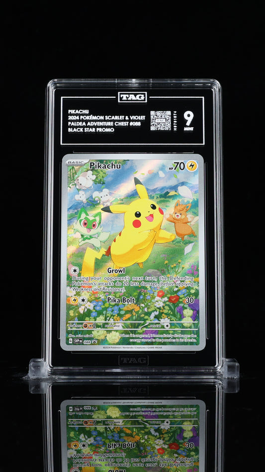 Pikachu Promo Paldea Adventure Chest (TAG 9) 2024 Pokémon Scarlet & Violet