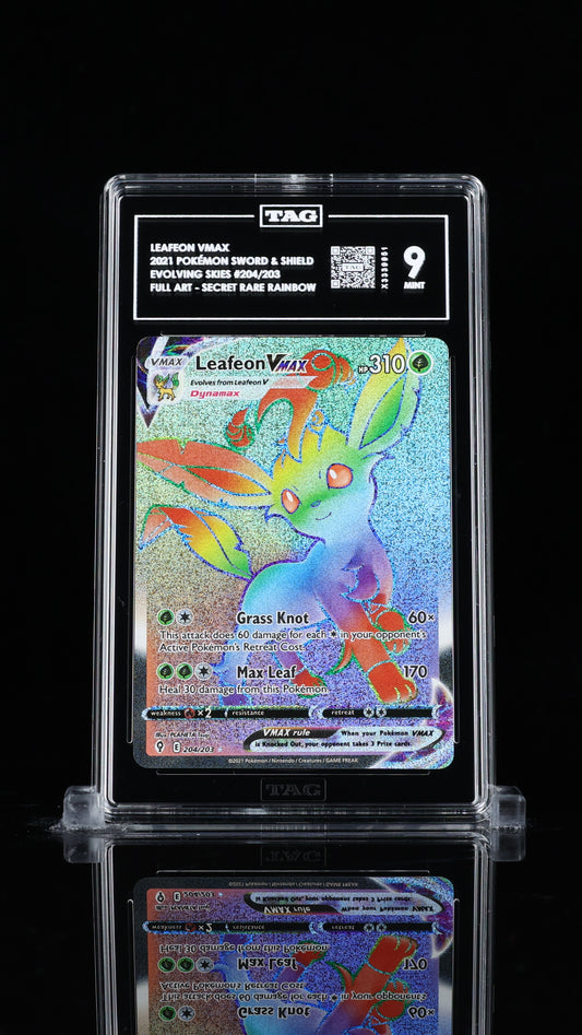 Leafeon VMAX 204/203 (TAG 9) Evolving Skies 2021 Pokémon SWSH