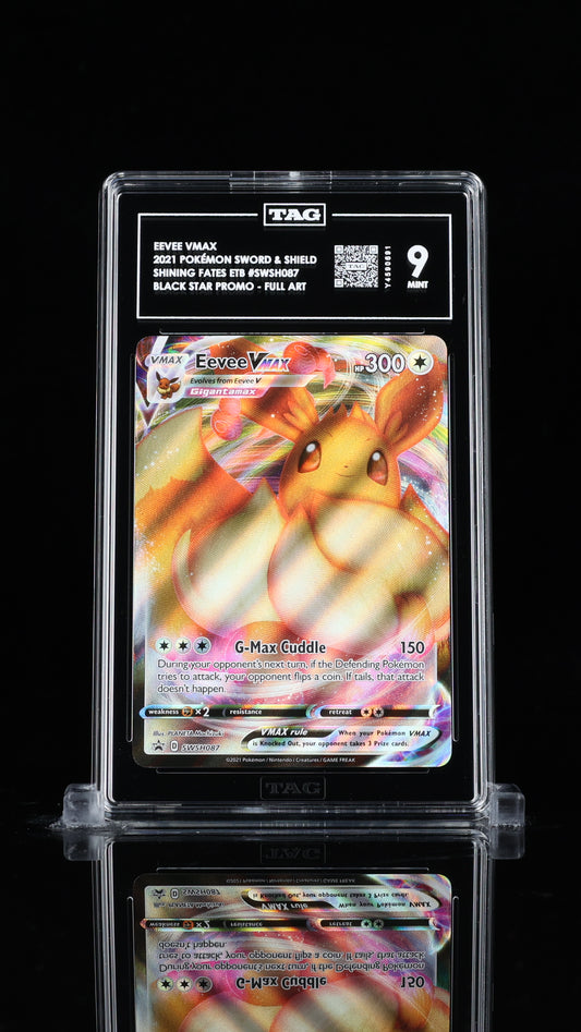 Eevee VMAX SWSH087 (TAG 9) Shining Fates 2021 Pokémon SWSH Black Star Promos